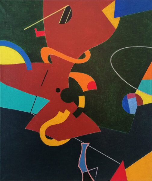 Abstrakt E16 (2025). 50cm x 60cm.