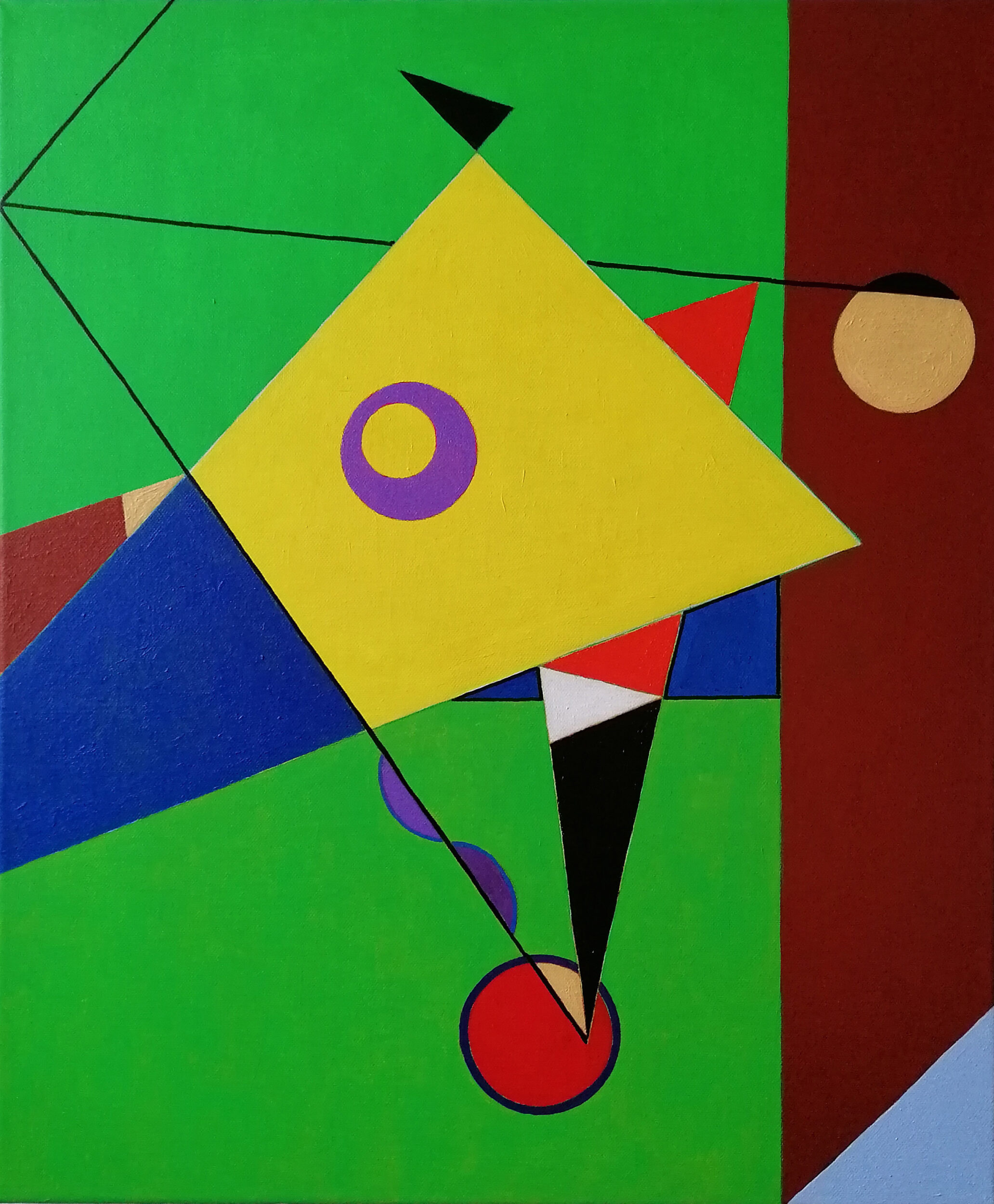Abstrakt I13 (2024). 50cm x 60cm.