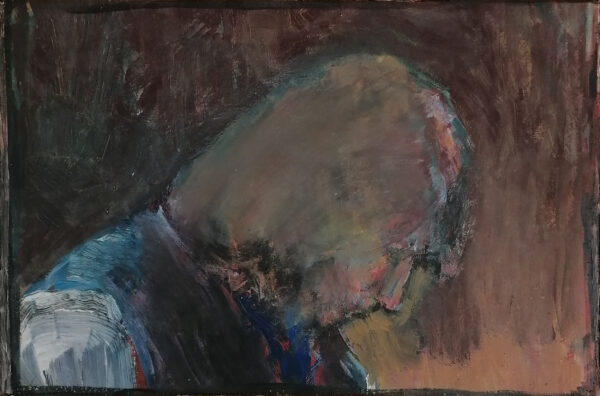 Portræt (1976). 60cm x 40cm.
