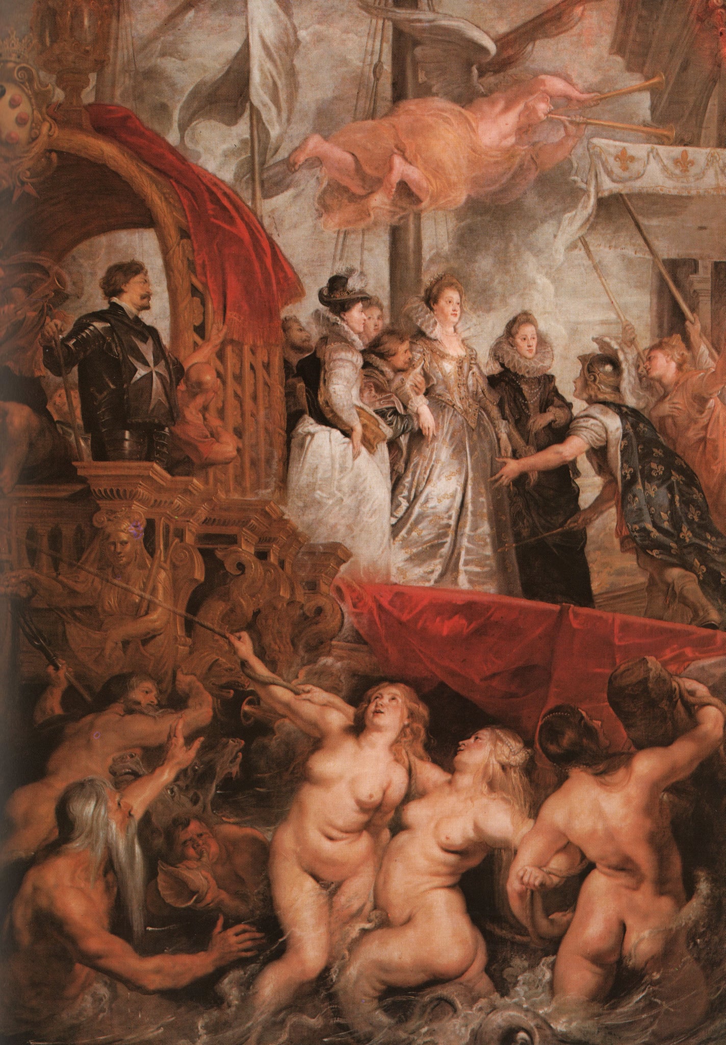 Marie af Medicis ankomst til Marseilles havn 3. november 1600 (1621-25).